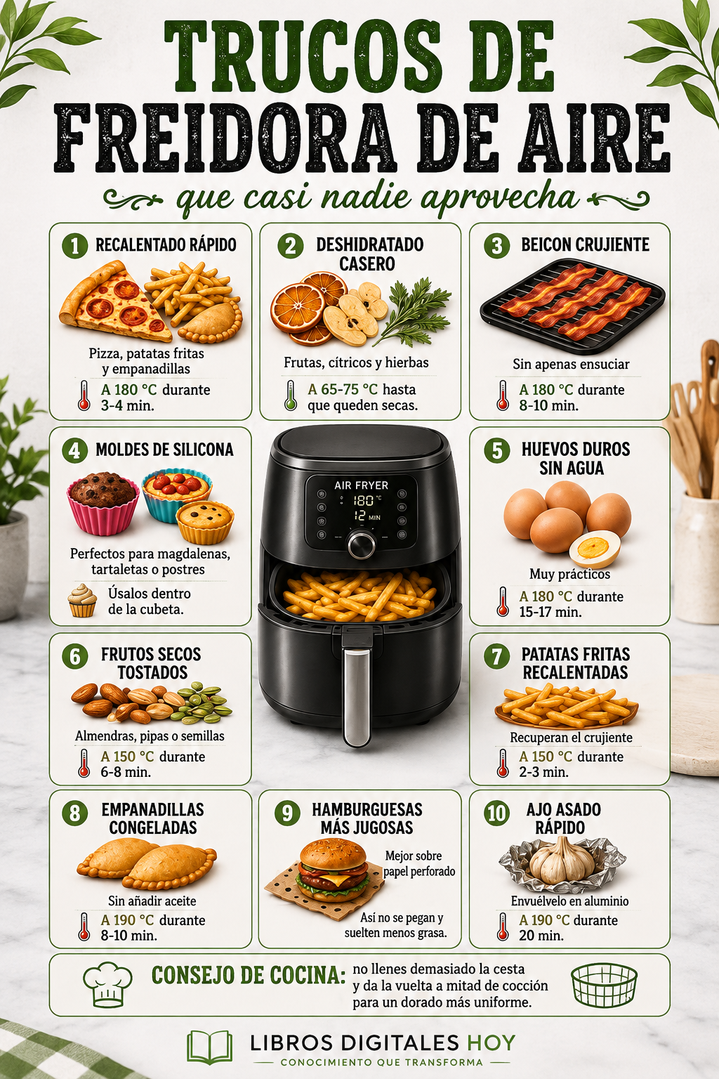 Recetario Saludable Airfryer: 150 Recetas para Comer Rico y Cuidarte